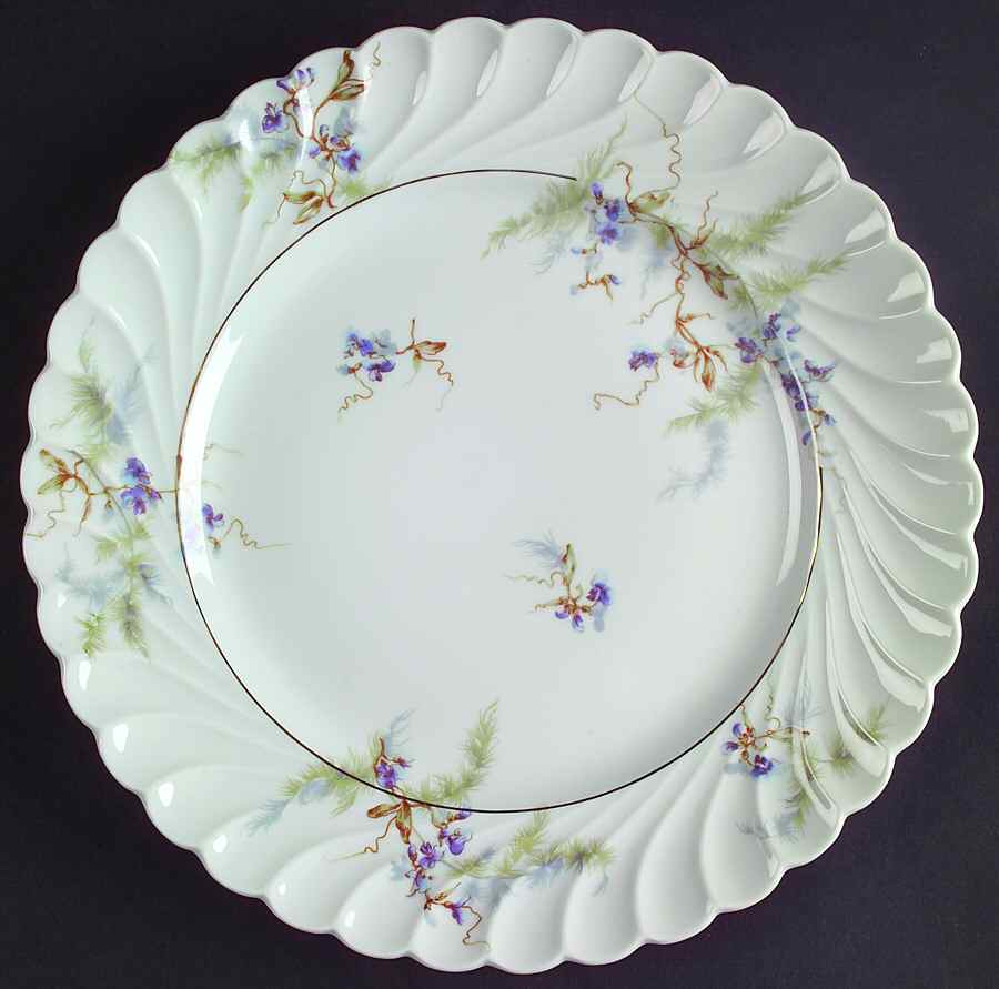 Orsay Large Luncheon Plate by Haviland-1