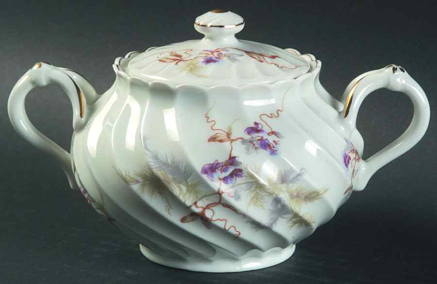 Orsay Sugar Bowl & Lid by Haviland-1
