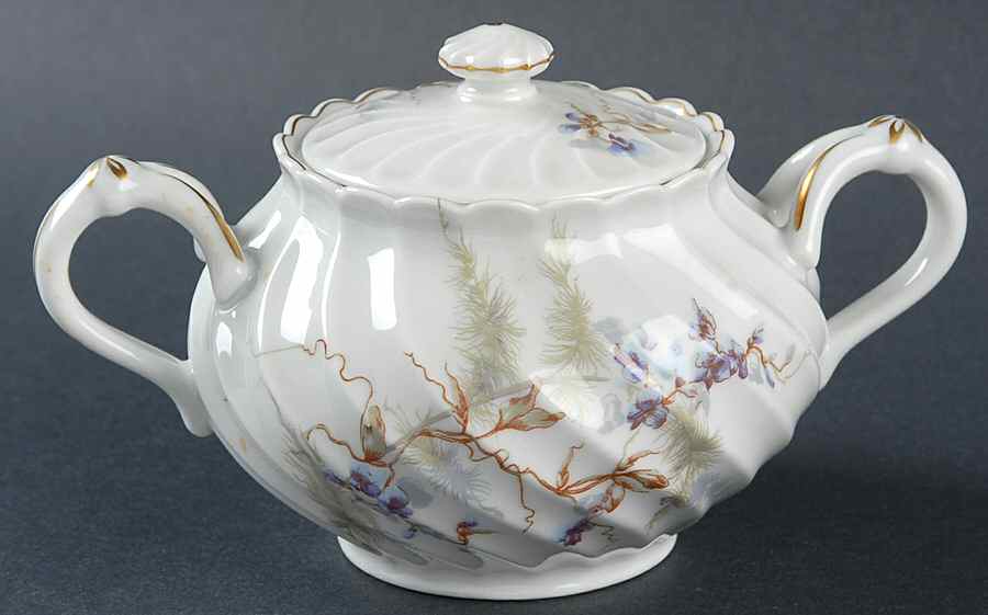 Orsay Sugar Bowl & Lid by Haviland-1
