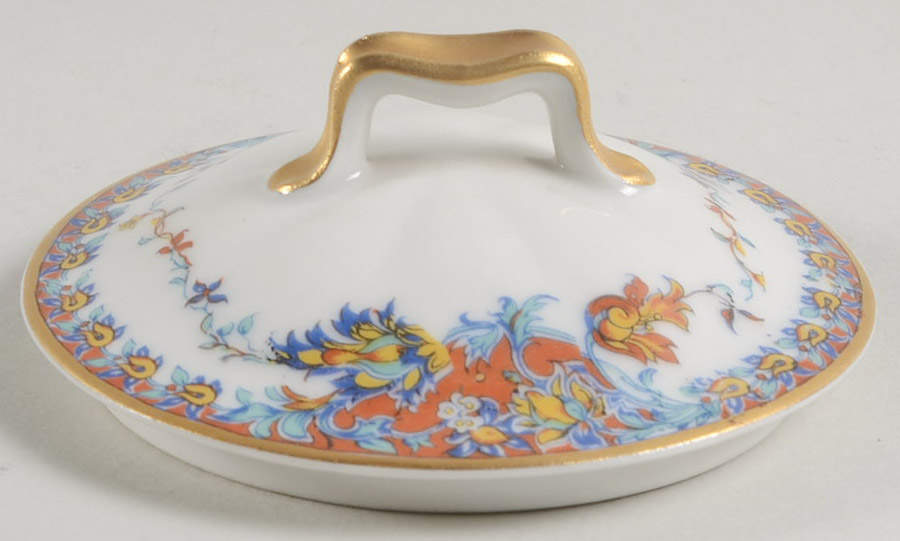 Paisley  Lid for Sugar Bowl by Haviland-1