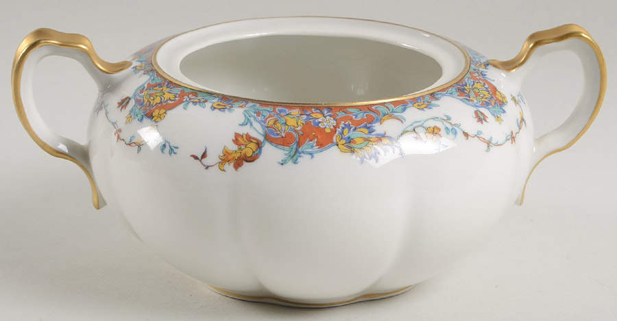 Paisley  Sugar Bowl No Lid by Haviland-1