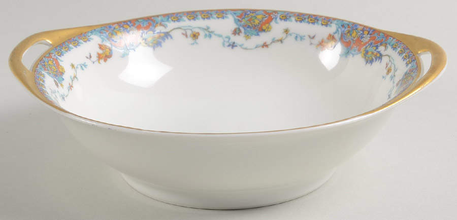Paisley  8" Round Vegetable Bowl by Haviland-1