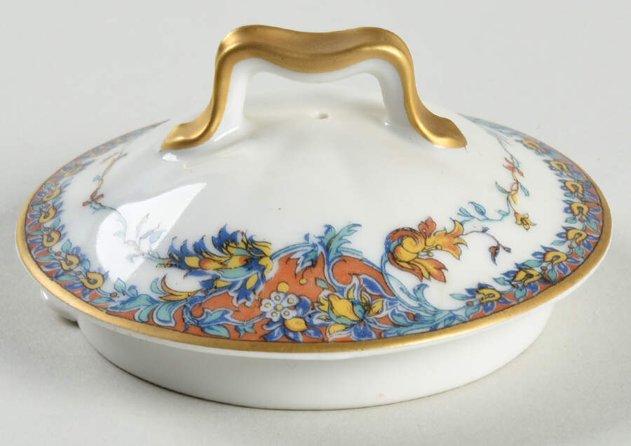 Paisley  Lid for Teapot by Haviland-1