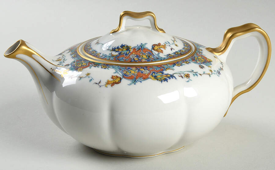Paisley  Teapot & Lid by Haviland-1