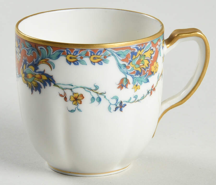 Paisley  Flat Demitasse Cup by Haviland-1