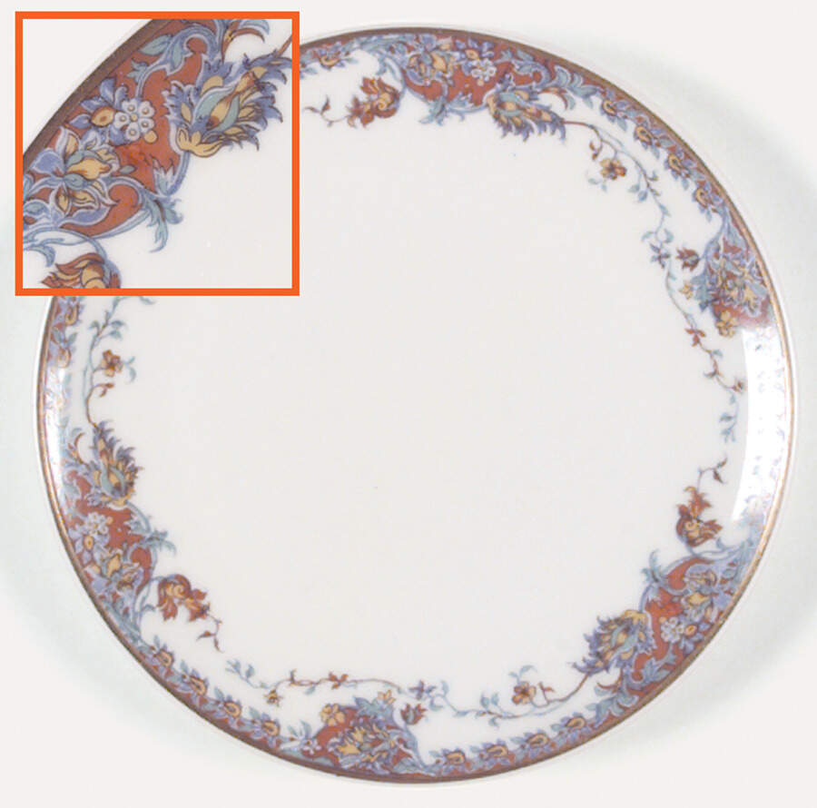 Paisley  Bread & Butter Plate by Haviland-1