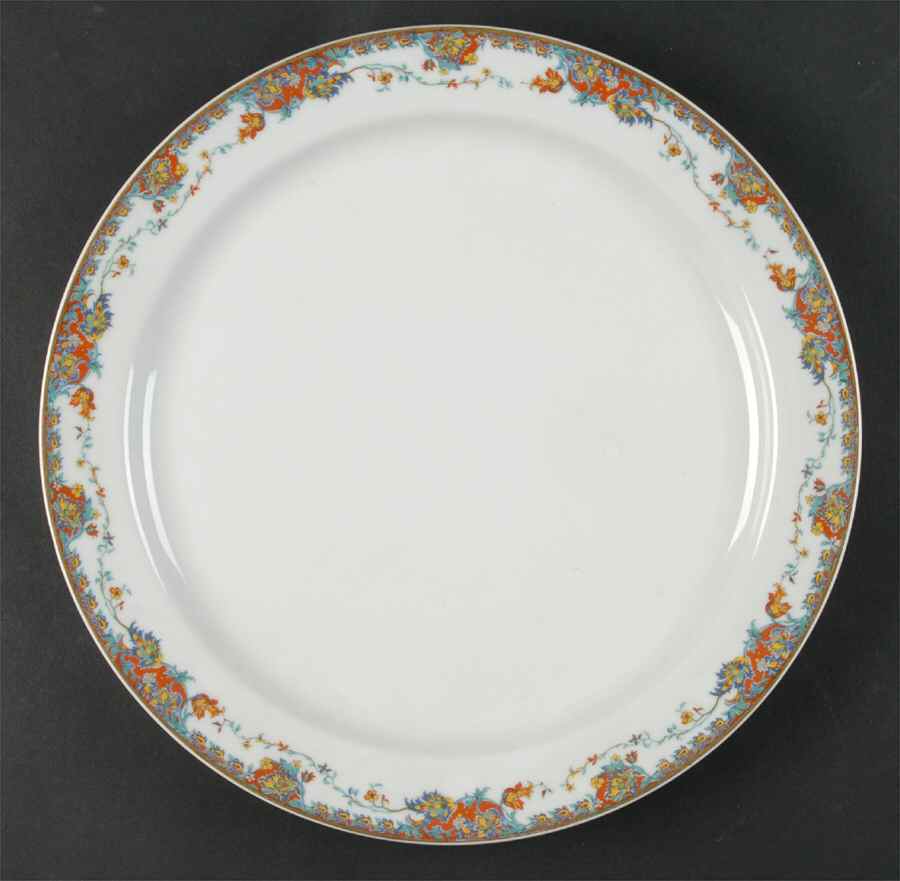 Paisley  12" Chop Plate (Round Platter) by Haviland-1