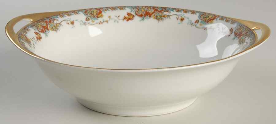 Paisley  9" Round Vegetable Bowl by Haviland-1