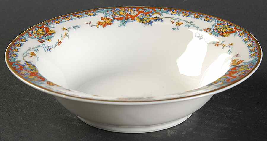 Paisley  Rim Cereal Bowl by Haviland-1
