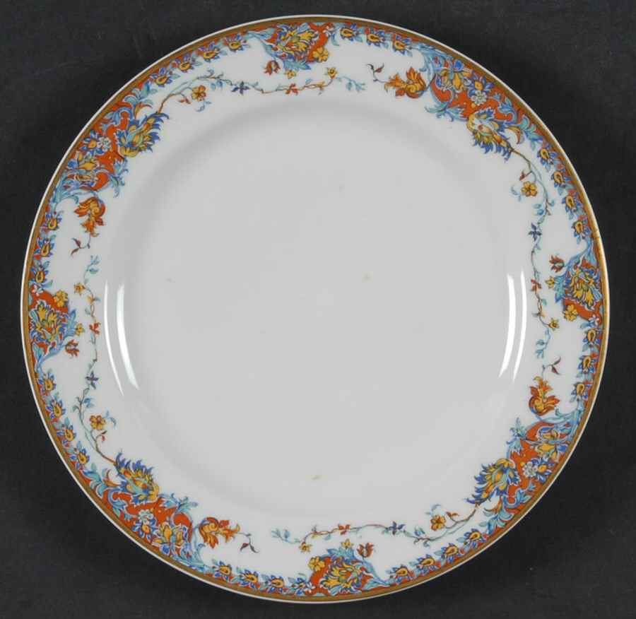 Paisley  Salad Plate by Haviland-1