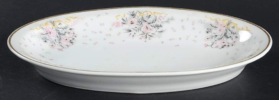 Paisley (Pink & Grey) Relish by Haviland-1