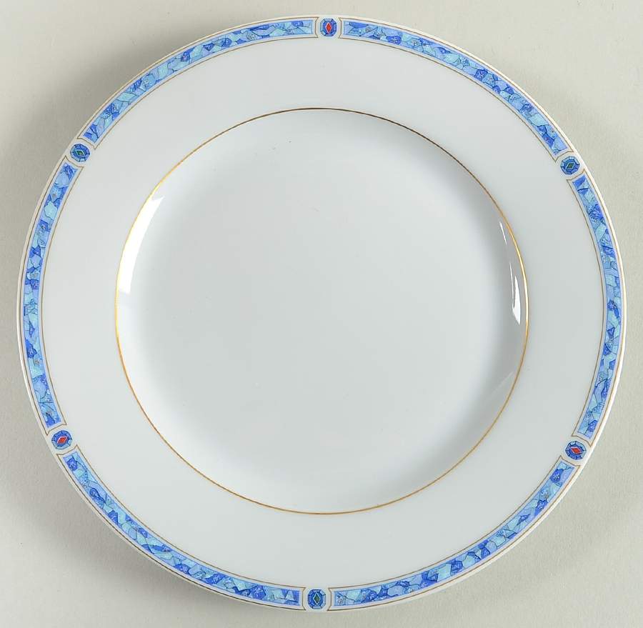 Palladin Blue (Verge) Salad Plate by Haviland-1