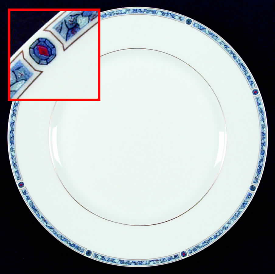 Palladin Blue (Verge) Dinner Plate by Haviland-1