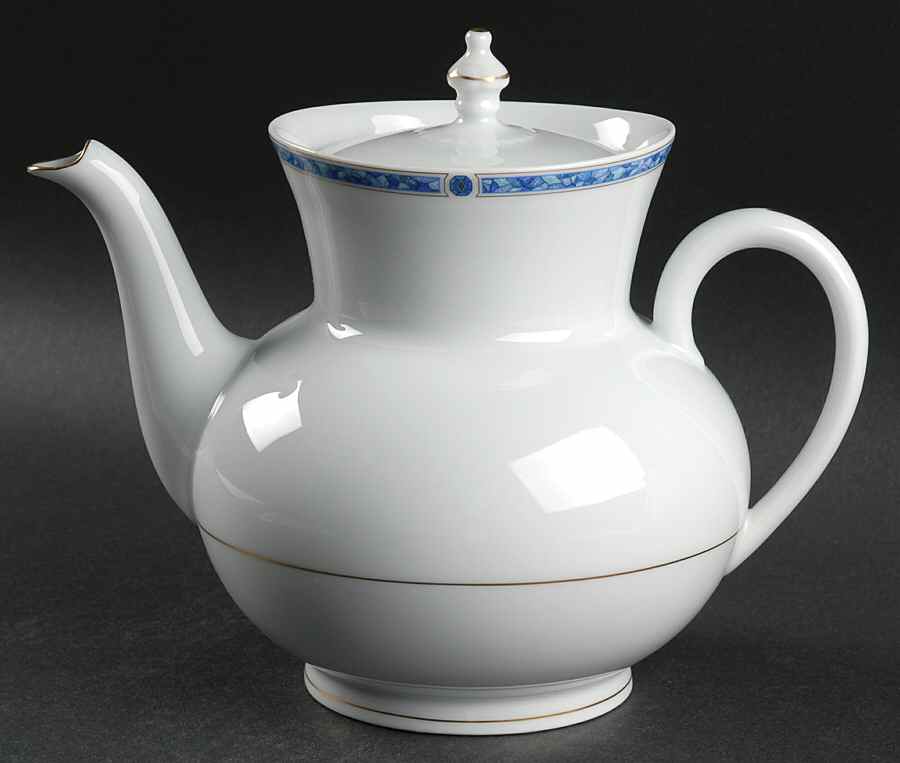 Palladin Blue (Verge) Teapot & Lid by Haviland-1