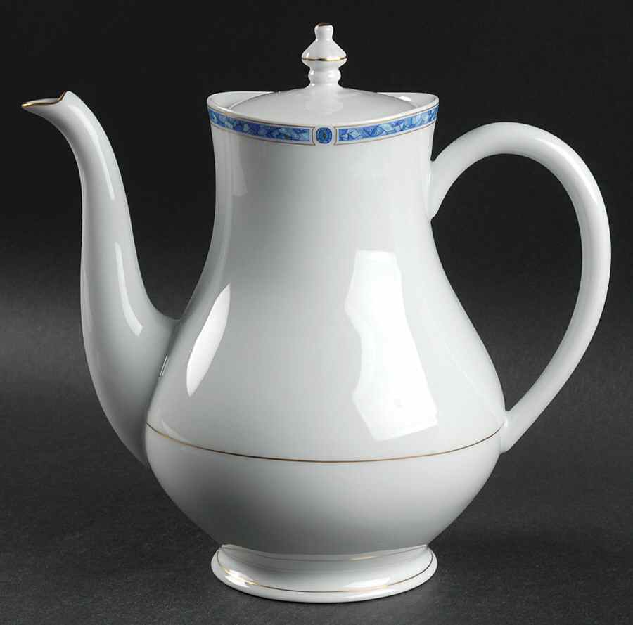 Palladin Blue (Verge) Coffee Pot & Lid by Haviland-1