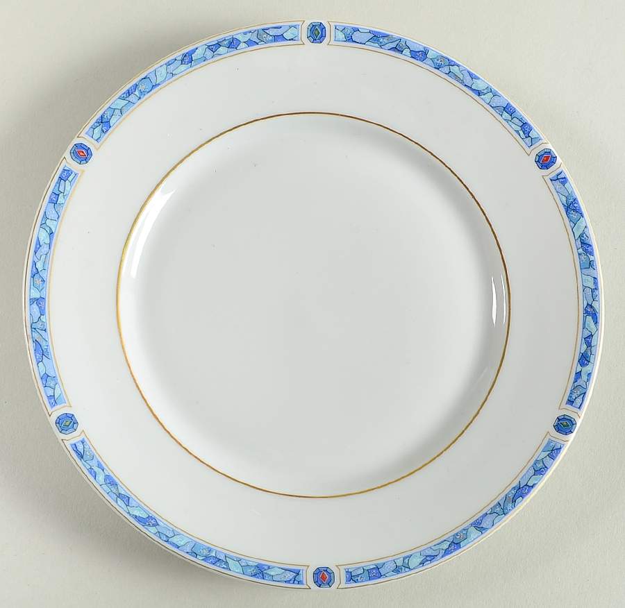 Palladin Blue (Verge) Bread & Butter Plate by Haviland-1