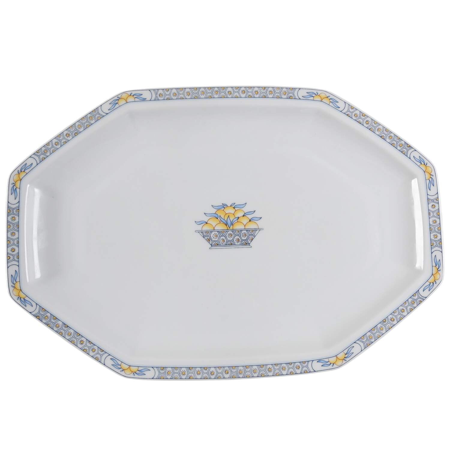 Pamplemousse 16" Oval Serving Platter by Haviland-1