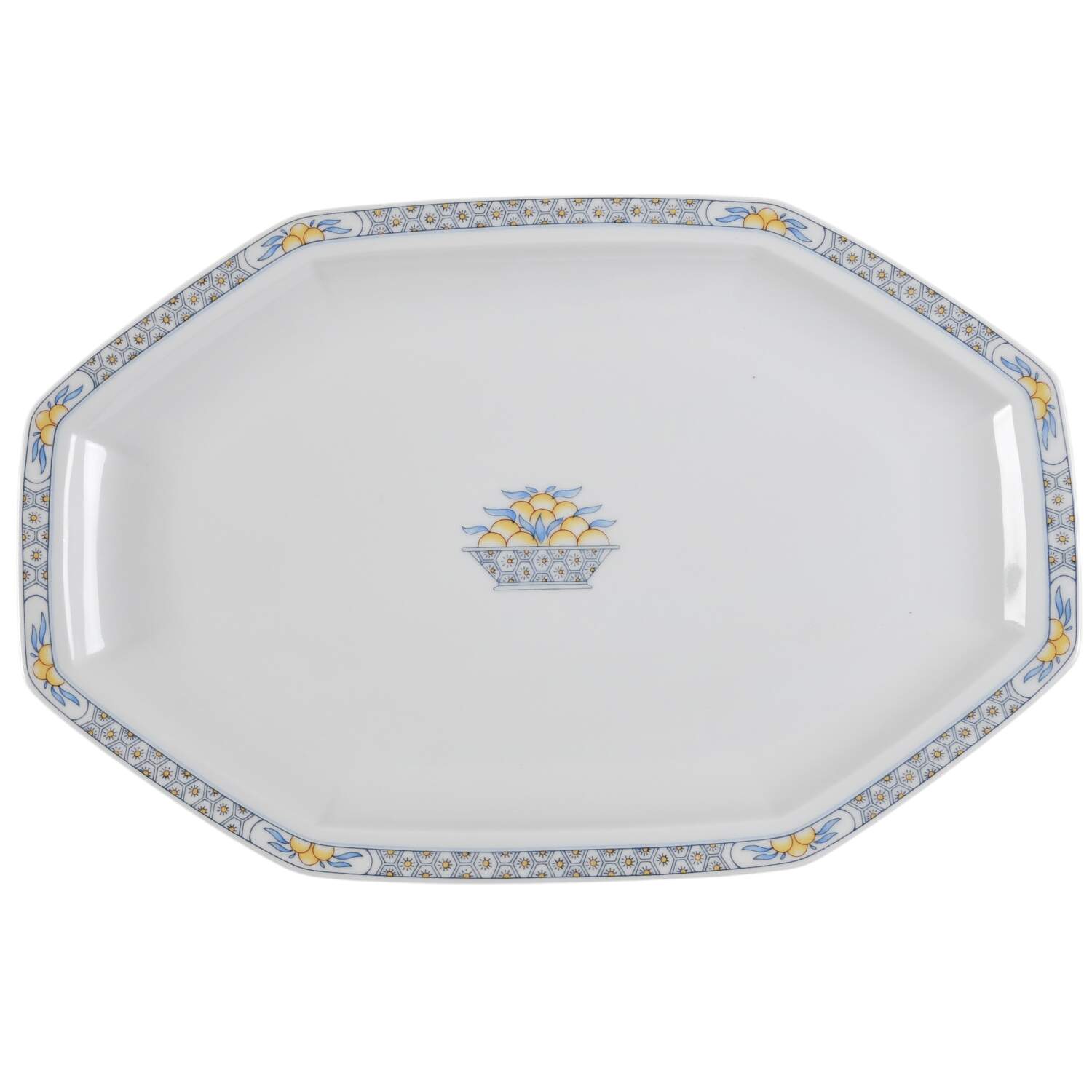 Pamplemousse 14" Oval Serving Platter by Haviland-1