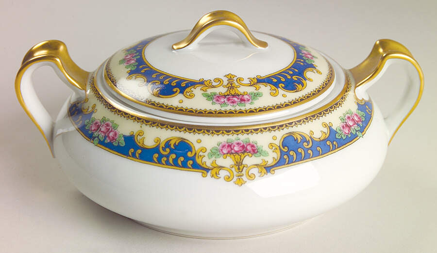 Paragon Sugar Bowl & Lid by Haviland-1