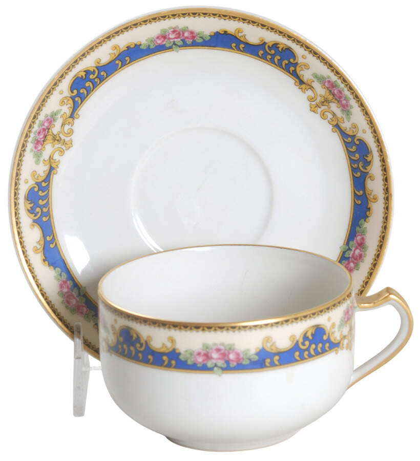Paragon Flat Cup & Saucer Set by Haviland-1
