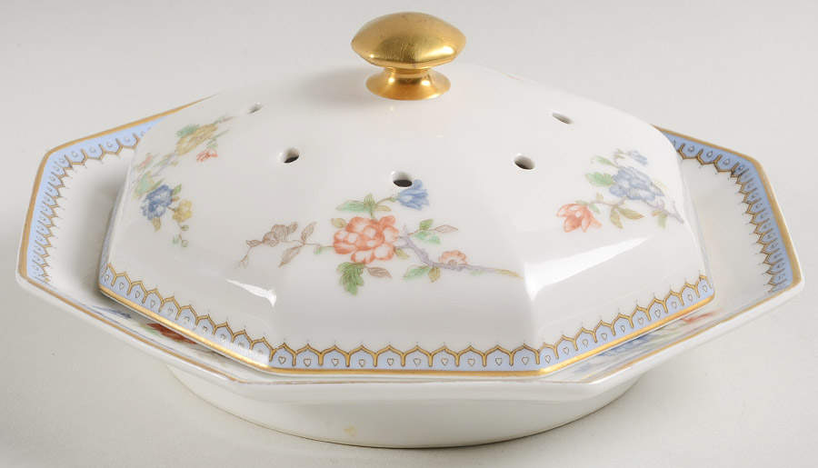 Paradise Pancake Dish & Lid by Haviland-1