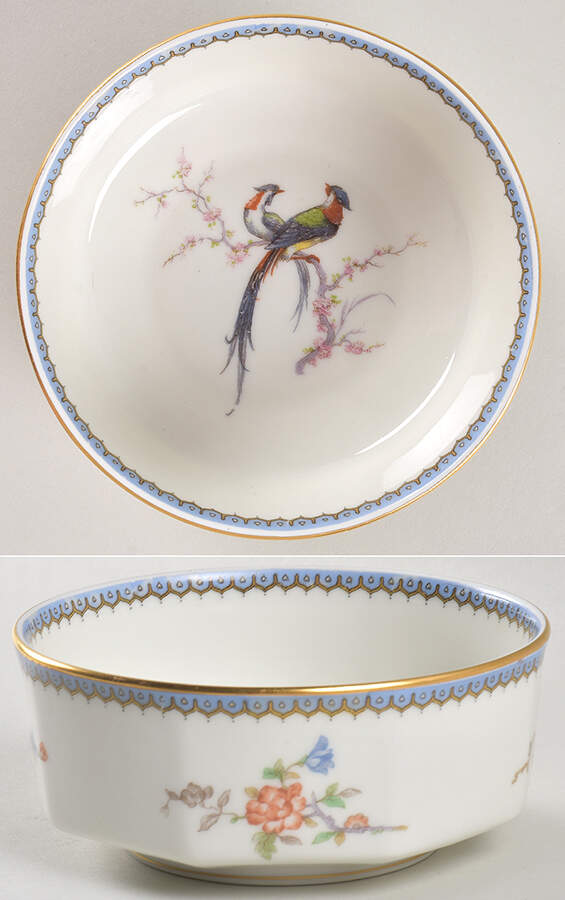 Paradise Cranberry Bowl by Haviland-1