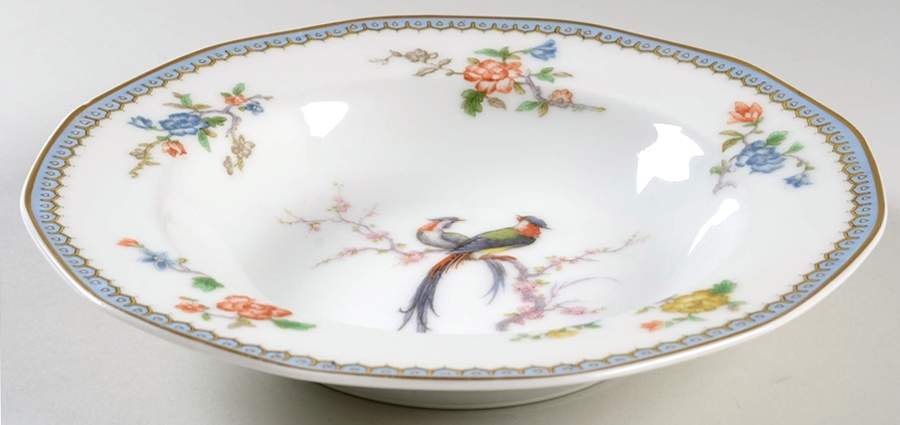 Paradise Rim Soup Bowl by Haviland-1