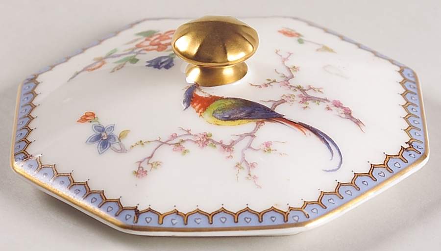 Paradise Lid for Sugar Bowl by Haviland-1