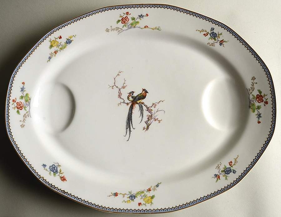 Paradise 18" Oval Serving Platter by Haviland-1
