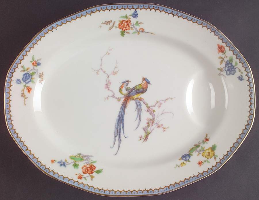 Paradise 11" Oval Serving Platter by Haviland-1