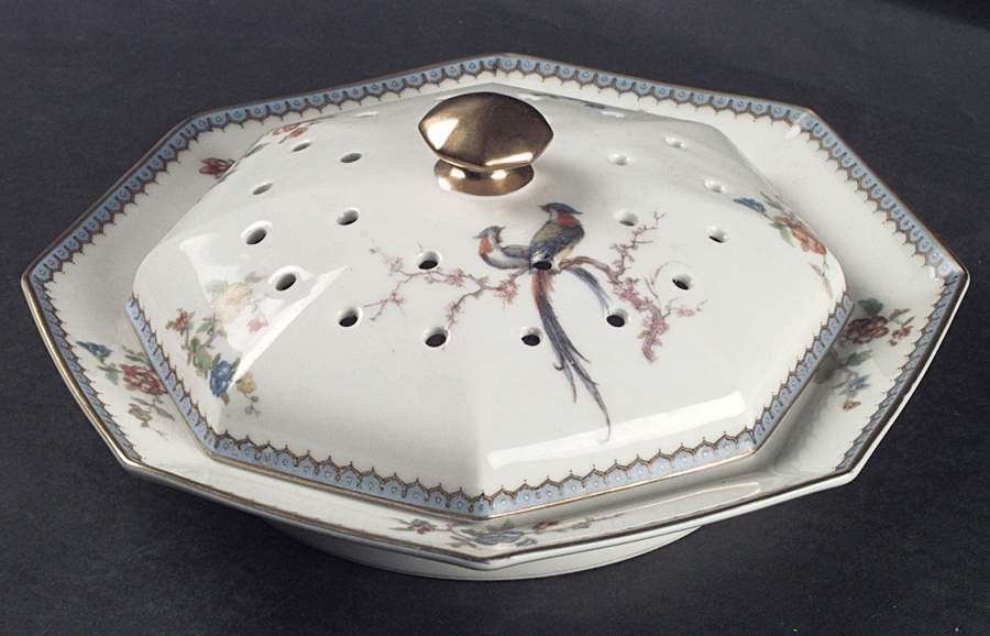 Paradise Pancake Dish & Lid by Haviland-1