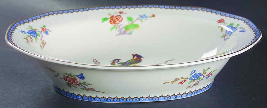 Paradise 9" Oval Vegetable Bowl by Haviland-1
