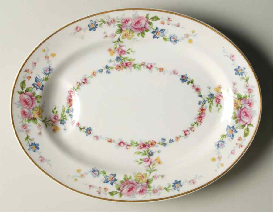 Parisiana 11" Oval Serving Platter by Haviland-1