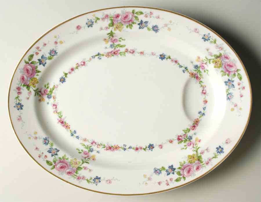 Parisiana 13" Oval Serving Platter by Haviland-1