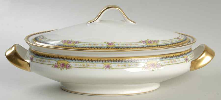 Paris Gold Oval Covered Vegetable by Haviland-1