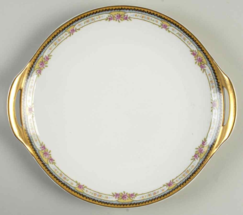 Paris Gold Handled Cake Plate by Haviland-1
