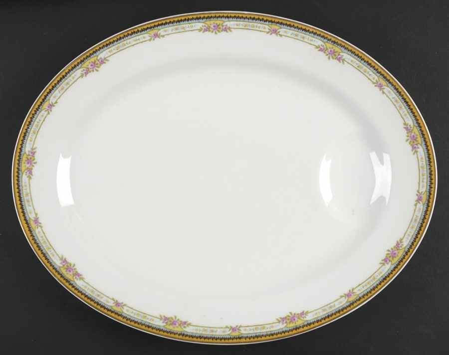 Paris Gold 16" Oval Serving Platter by Haviland-1