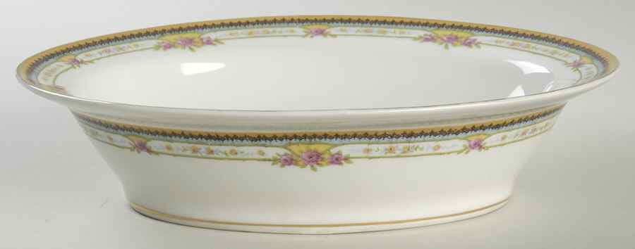 Paris Gold 9" Oval Vegetable Bowl by Haviland-1