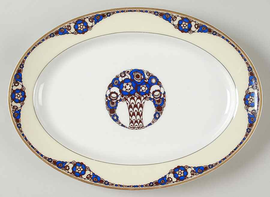 Parisien 11" Oval Serving Platter by Haviland-1