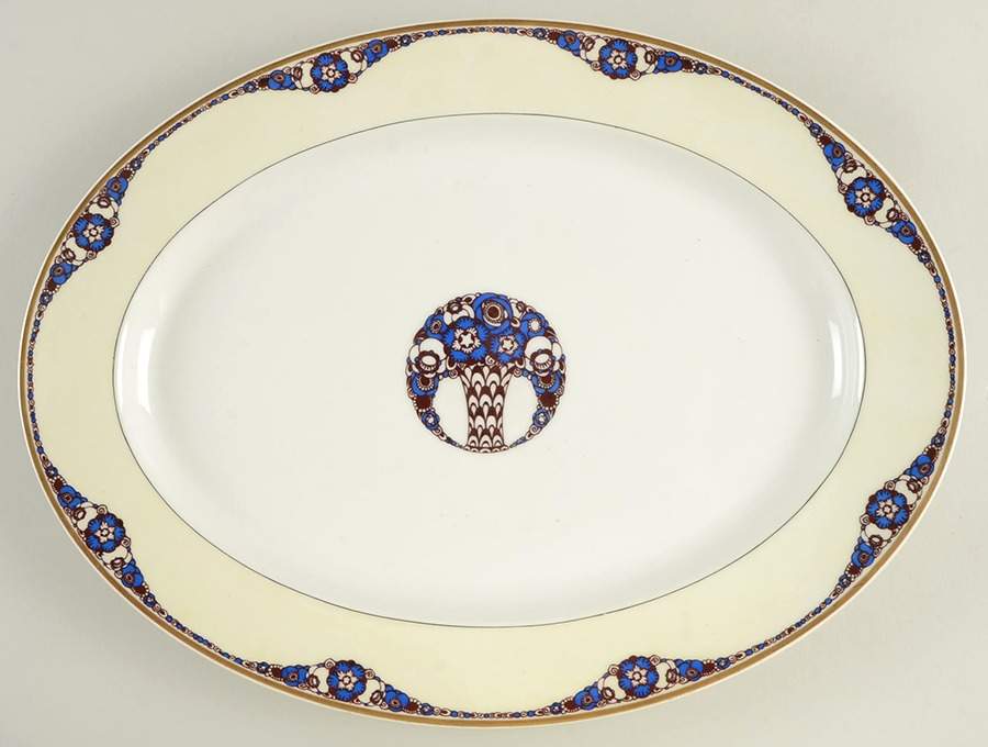 Parisien 16" Oval Serving Platter by Haviland-1