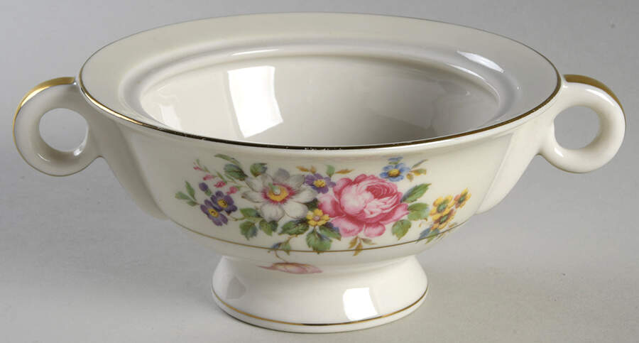 Pasadena Sugar Bowl No Lid by Haviland-1