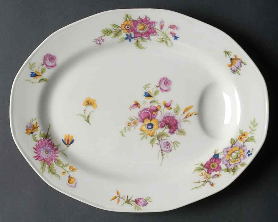 Persian Garden 11" Oval Serving Platter by Haviland-1