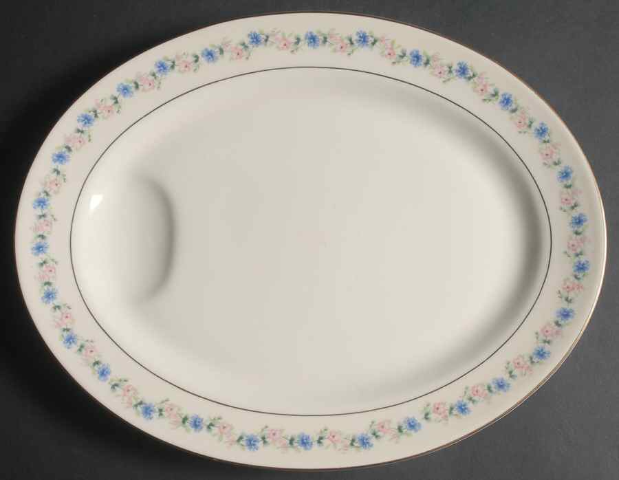 Pemberton 13" Oval Serving Platter by Haviland-1