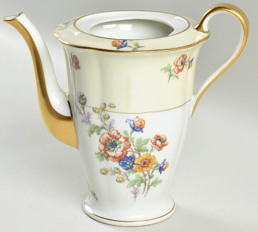 Peonies Coffee Pot No Lid by Haviland-1