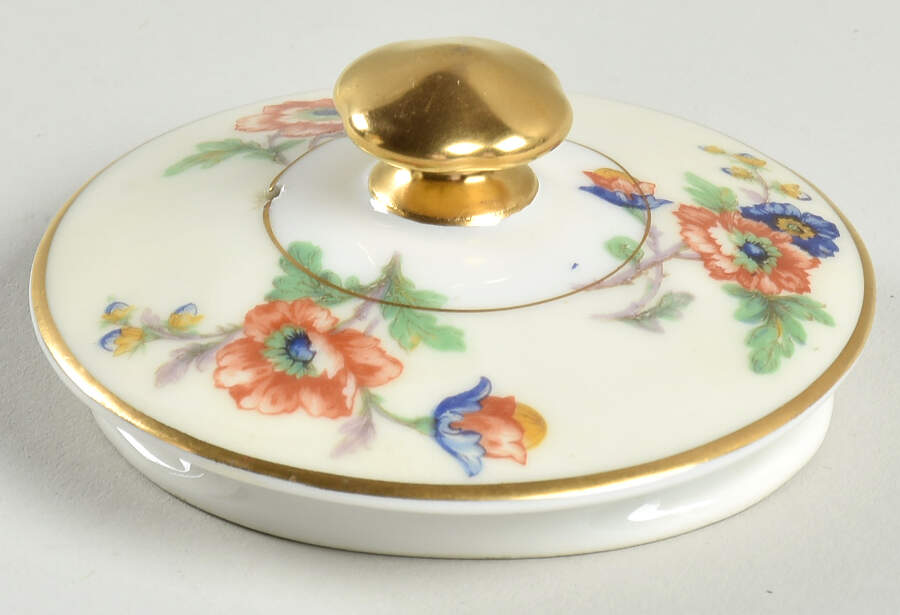 Peonies Lid for Coffee Pot by Haviland-1