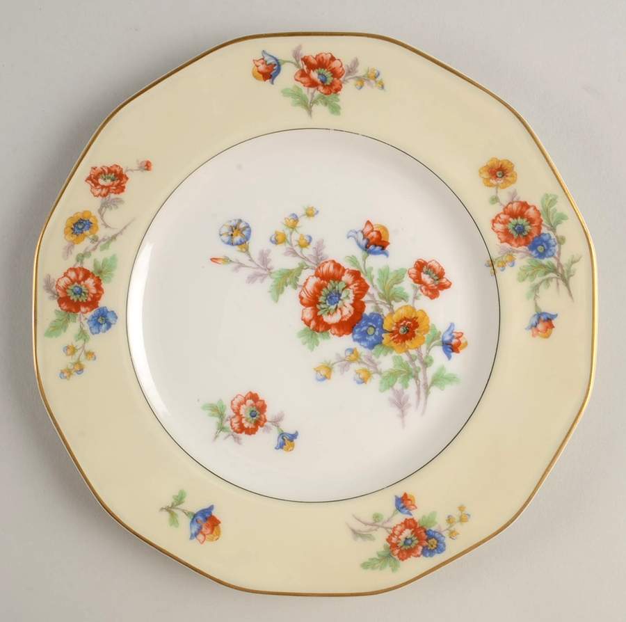 Peonies Luncheon Plate by Haviland-1