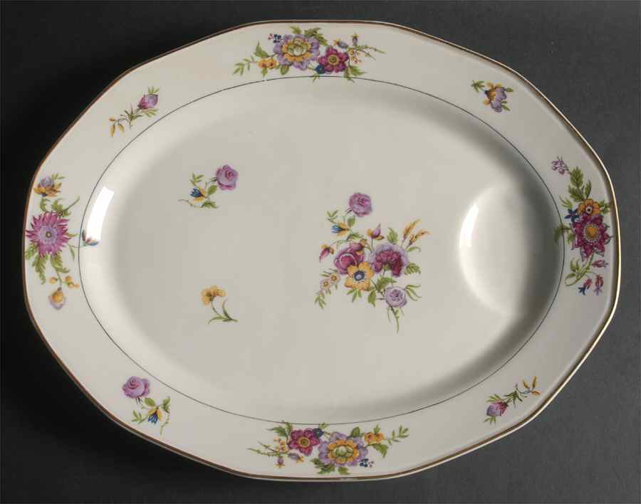 Persia 15" Oval Serving Platter by Haviland-1