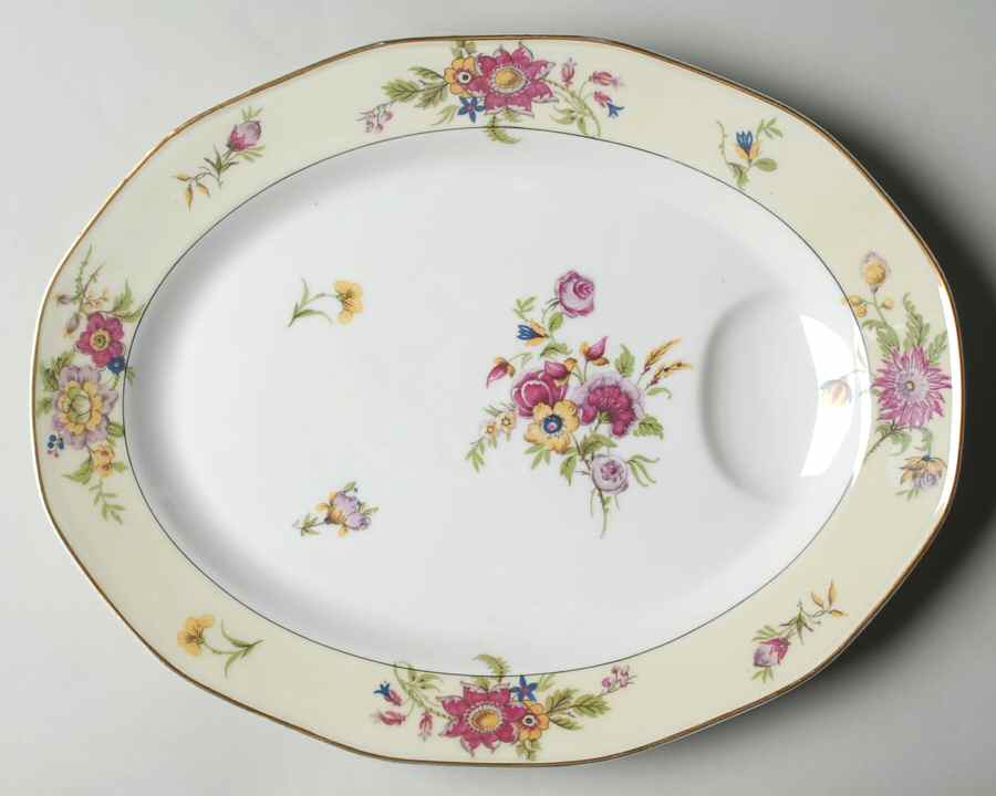 Persia 13" Oval Serving Platter by Haviland-1