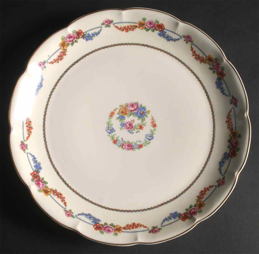 Picardy (France) 12" Chop Plate (Round Platter) by Haviland-1