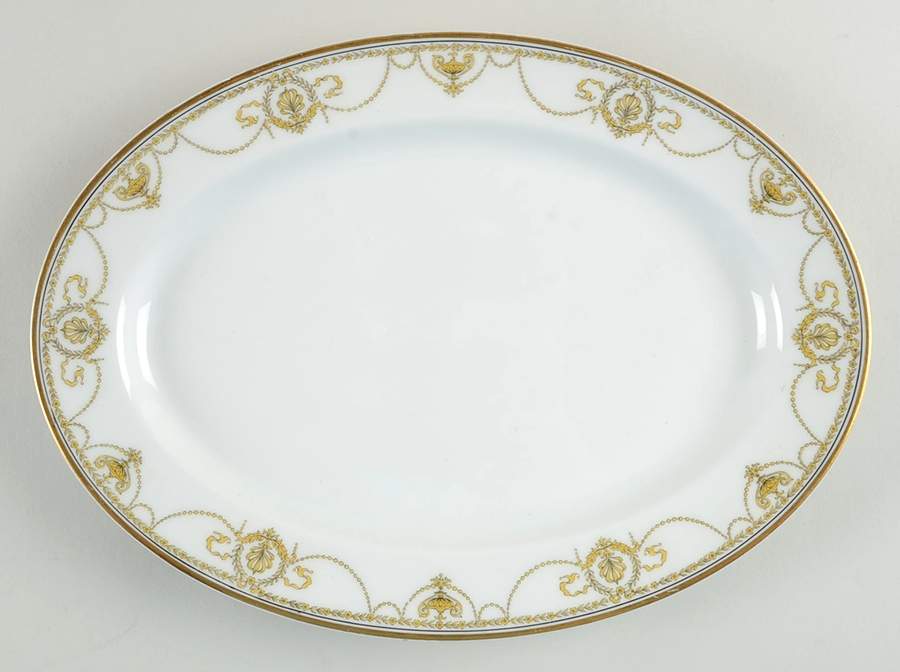 Pilgrin 11" Oval Serving Platter by Haviland-1